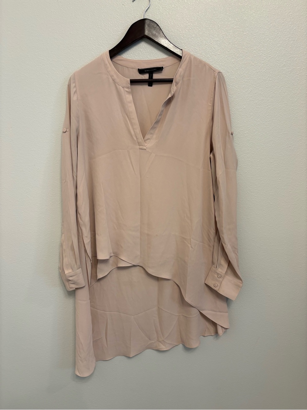 BCBGMAXAZRIA High-Low Blouse – Size M